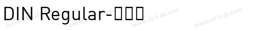 DIN Regular字体转换